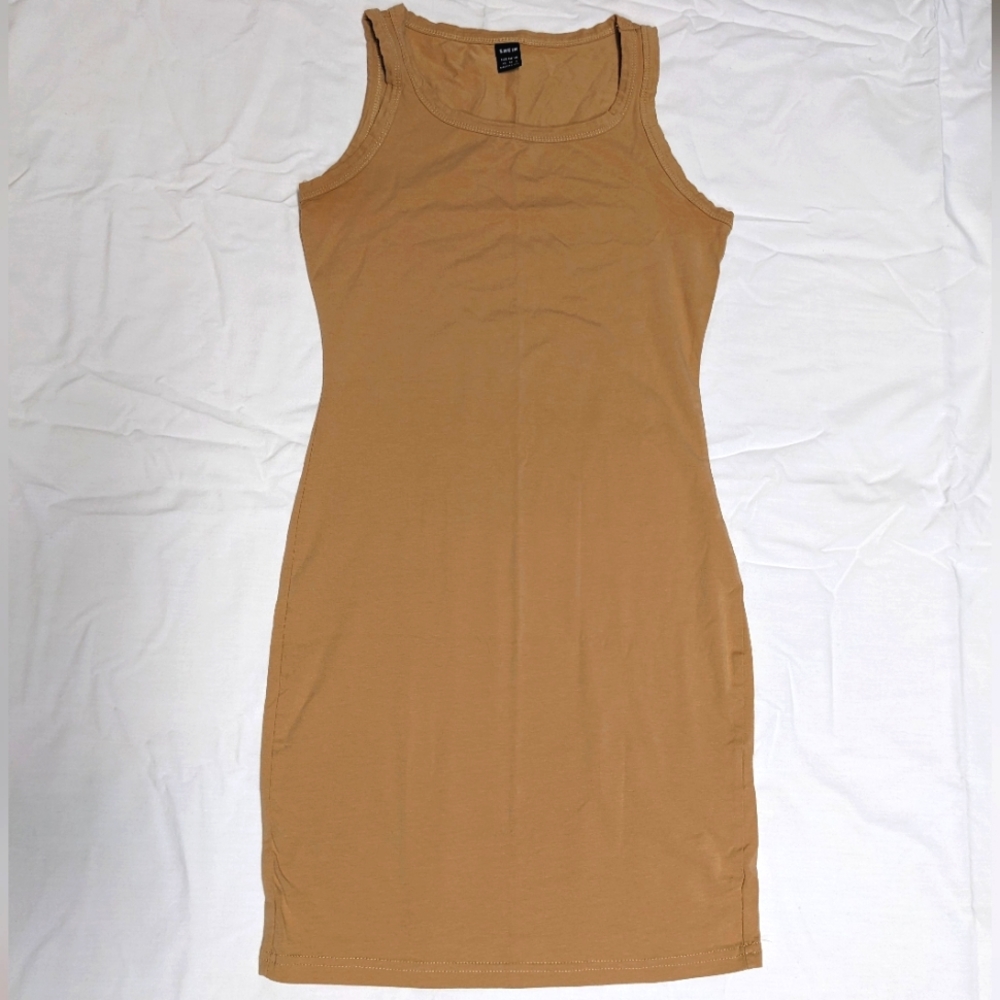 Shein Nude Bodycon Mini Dress